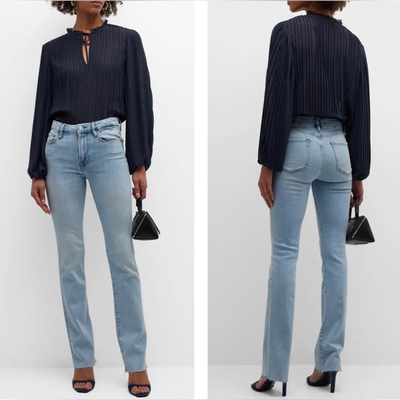 NWT💕FRAME Pleated Tie-Front Top Size XS - Picture 2 of 15